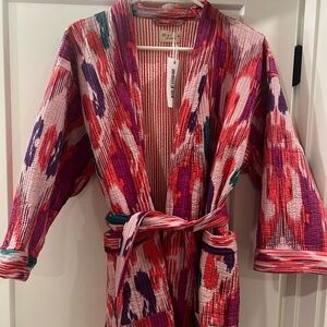 Colorful Striped Robe